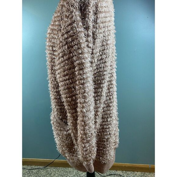 Knox Rose Eyelash Yarn Open Front Cardigan‎ Women's Size Medium - Picture 6 of 16